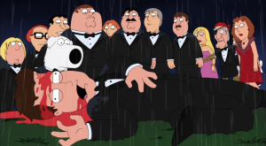 Auch in Family Guy wird gemordet...